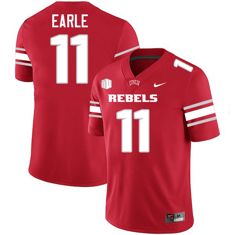 #11 JoJo Earle UNLV Rebels College Football Jersey Stitched-Scarlet